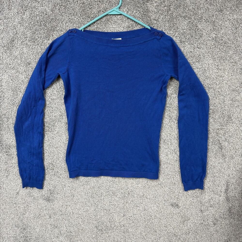 Clover By Bobby Jones Sweater Sz S Office Chic Casual Preppy Classic Minimalist